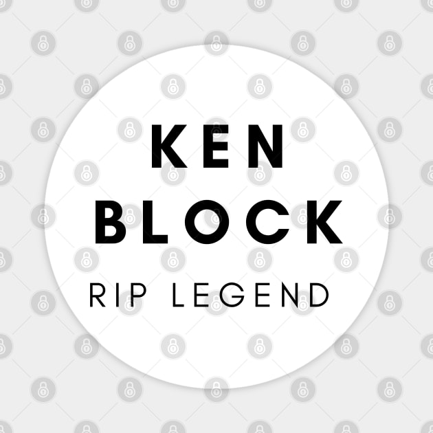 Ken Block Rip Legend Magnet by teezeedy